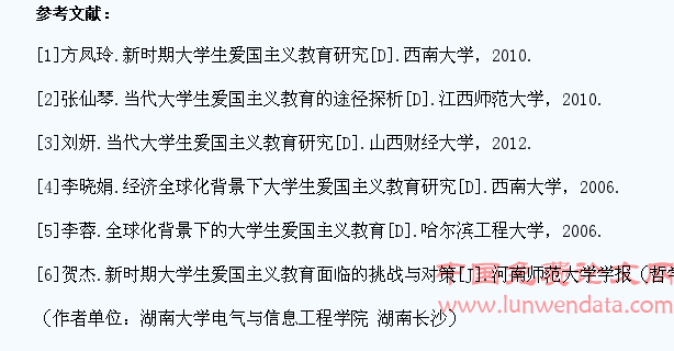 大学生爱国主义教育中存在的问题及对策探究