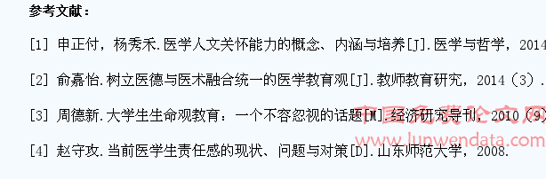 高职院校医学生职业责任感的现状分析与思考