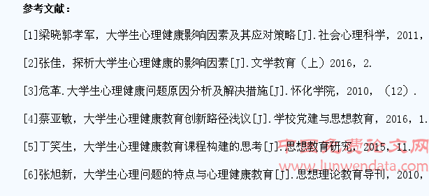 大学生心理健康问题及应对策略