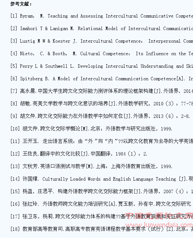 英美文学作品和高职学生的跨文化交际能力培养
