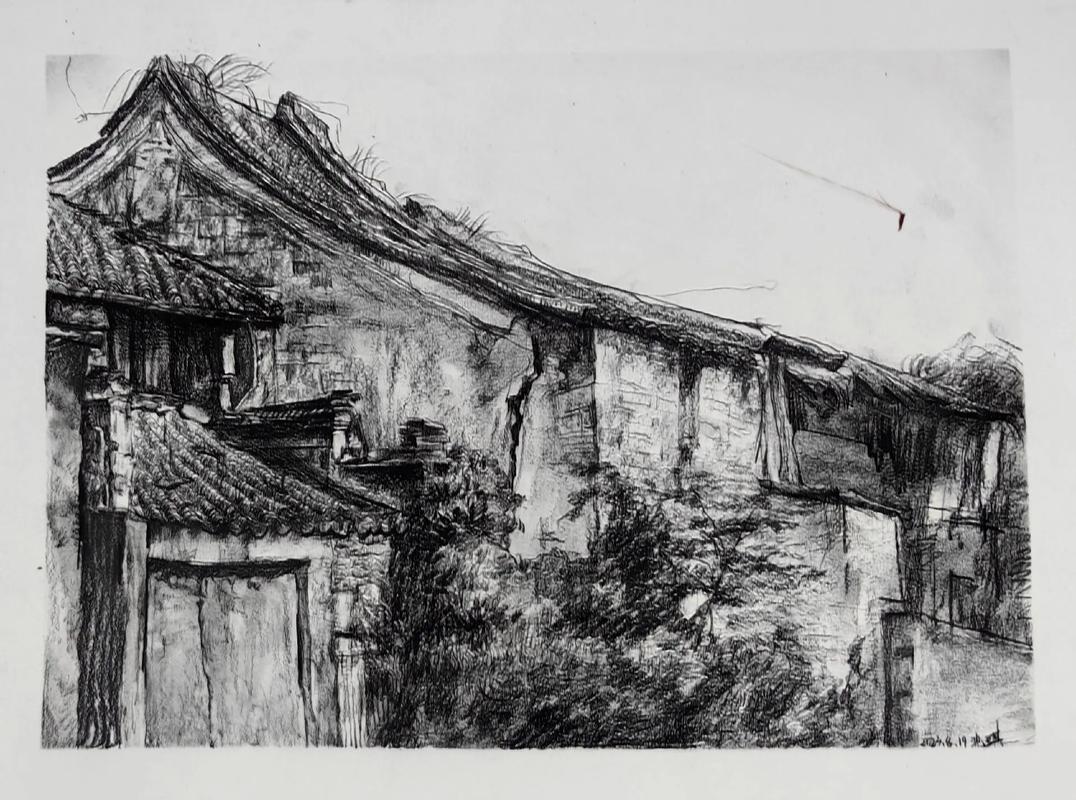 农村景点写生(新农村写生)