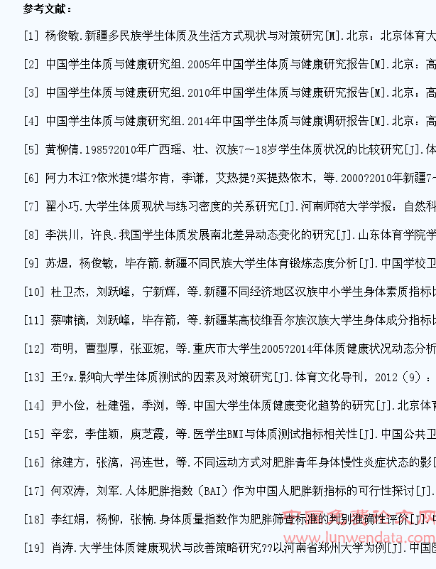 2006～2016年新疆汉族、维吾尔族、哈萨克族医学专业大学生身体形态功能动态比较研究